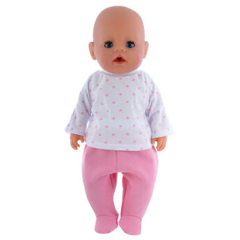 Теплые ползунки и распашонка для куклы Baby Born ростом 43 см