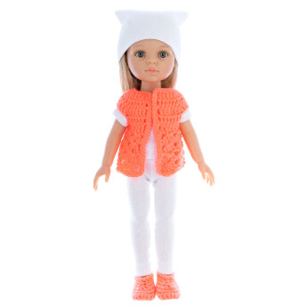 Жилет, лосины, футболка и обувь для кукол Paola Reina 32 см