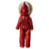 Зимний комбинезон красный с мехом и шапка для кукол Paola Reina 32 см