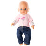 Джемпер и джинсы для куклы Baby Born ростом 43 см