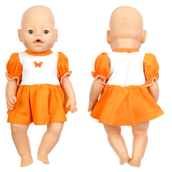 Повседневное платье для куклы Baby Born ростом 43 см