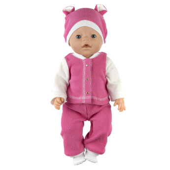 Флисовый комплект одежды для куклы Baby Born ростом 43 см