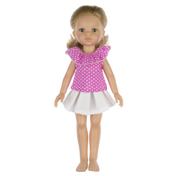 Комплект из юбки и кофты для кукол Paola Reina 32 см
