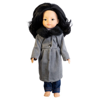 Набор с твидовым пальто для кукол Paola Reina 32 см