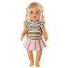 Кофта и юбочка для куклы Baby Born ростом 43 см