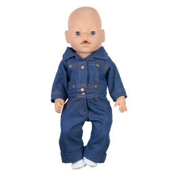 Джинсовый комплект для куклы Baby Born мальчика ростом 43 см