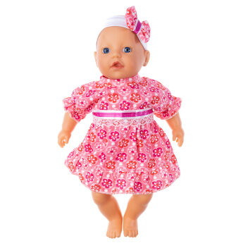 Платье с повязкой для кукол Baby Born little ростом 32 см