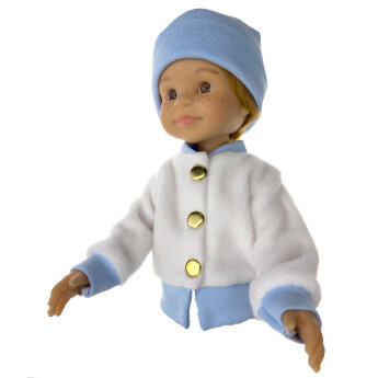 Курточка и голубая шапка для кукол Paola Reina 32 см