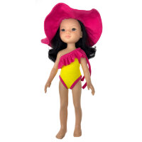 Яркий купальник и шляпа для кукол Paola Reina 32 см